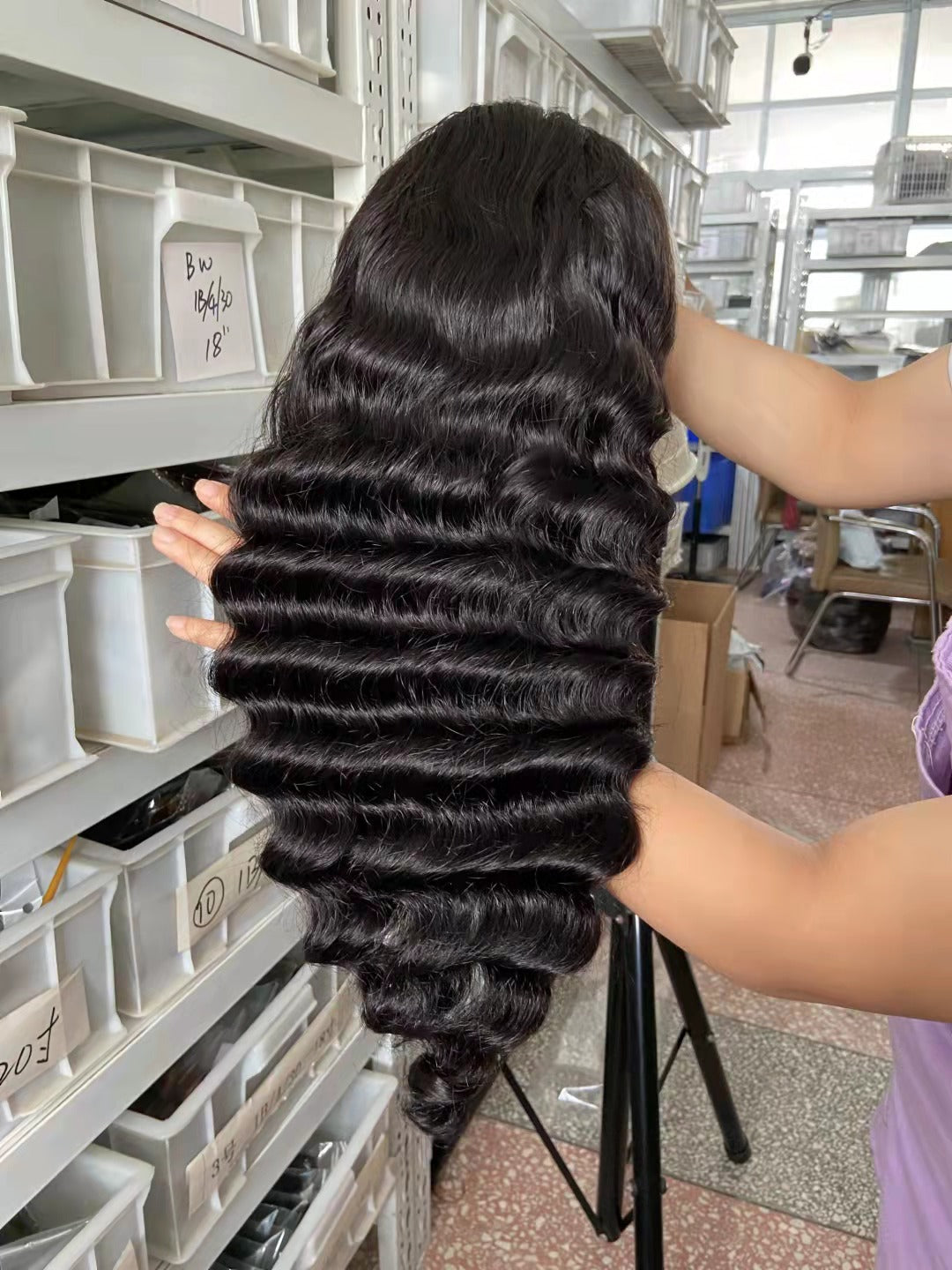 100% HUMAN HAIR 13x4 Raw Hair Unprocessed Lace Frontal Wig Loose Deep Wave 200% Density Natural