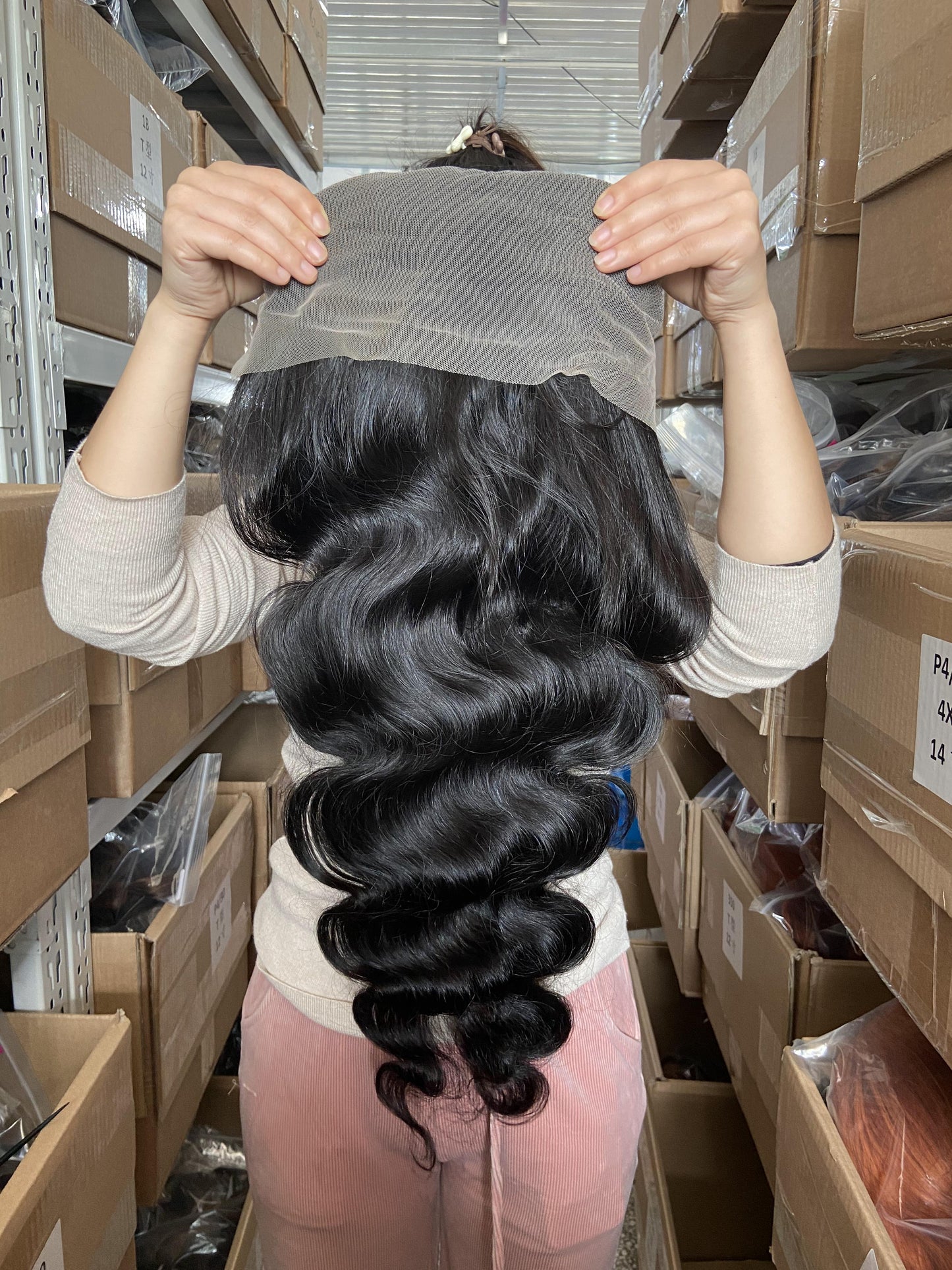 100% HUMAN HAIR 13x4 Body Wave Natural Transparent Lace Frontal Wigs 200% density